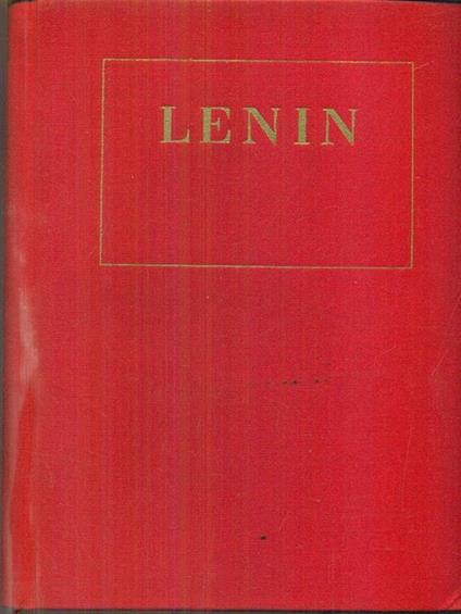 Opere scelte - Lenin - copertina