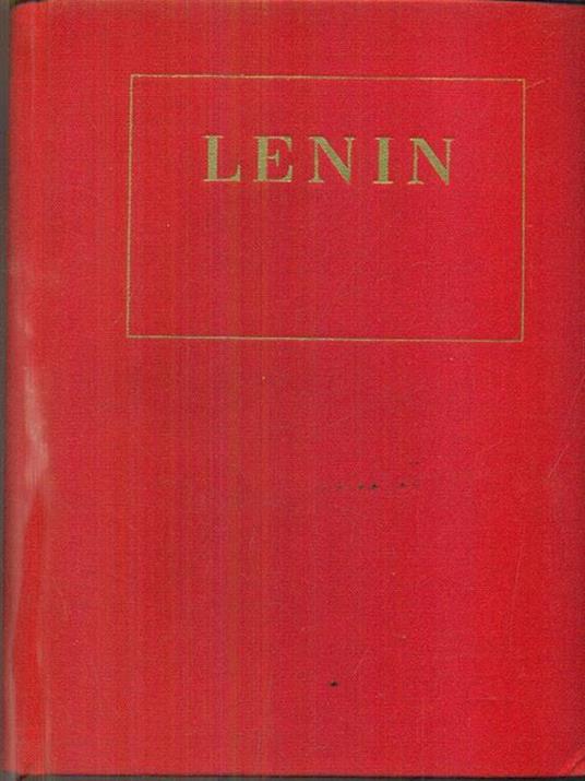Opere scelte - Lenin - copertina