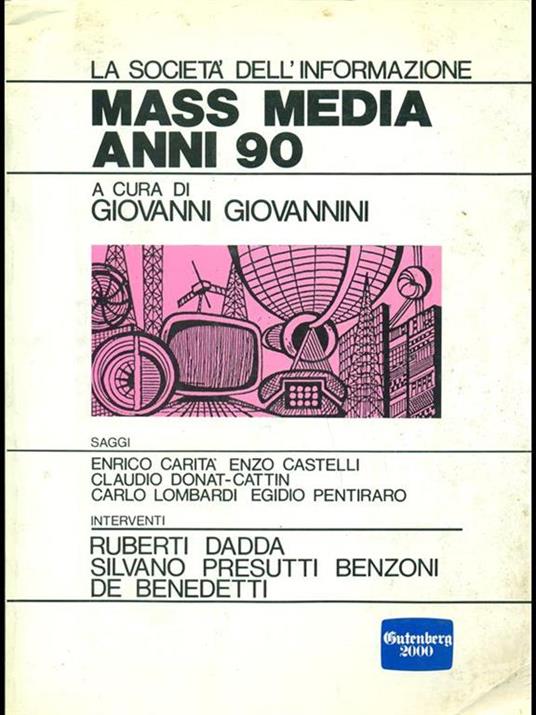 Mass media anni '90 - copertina