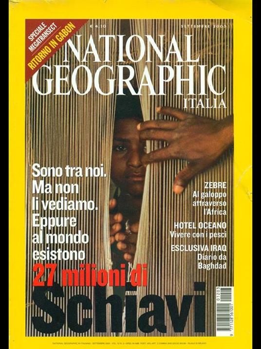 National Geographic settembre 2003 - copertina