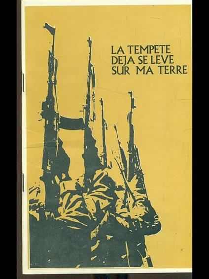 La tempete deja se leve sur ma terre - copertina