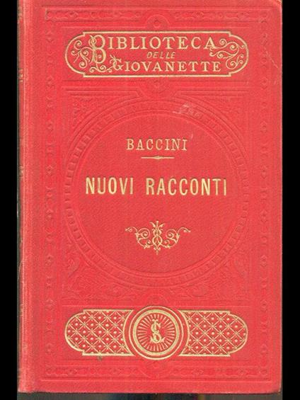 Nuovi racconti - copertina