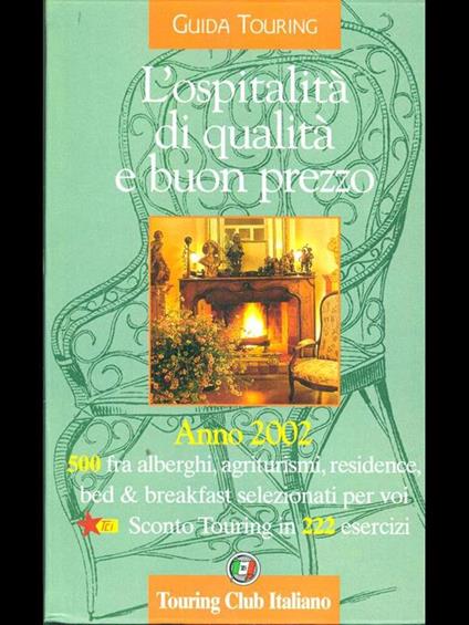 L' ospitalità di qualità e buon prezzo. anno 2002 - copertina