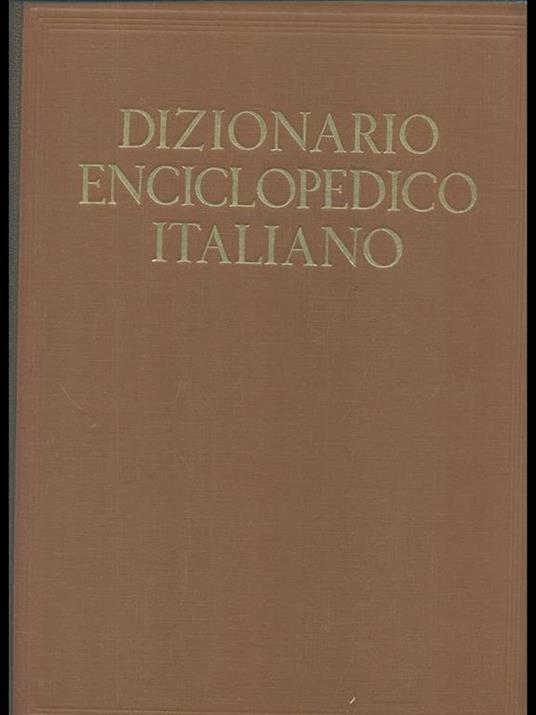 Dizionario enciclopedico italiano - copertina