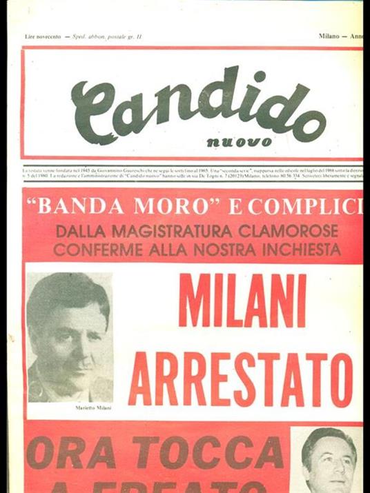 Candido n 34. 30 ottobre 1980 - copertina