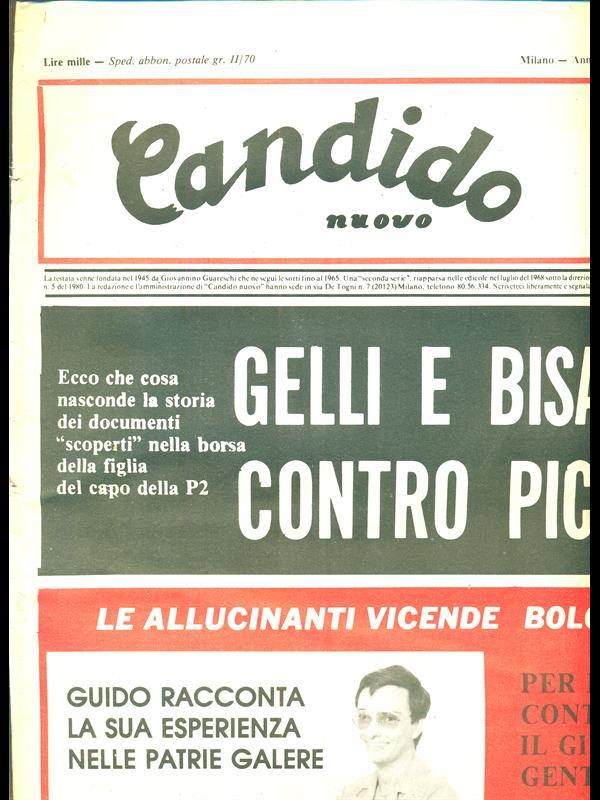Candido n 28. 16 luglio 1981