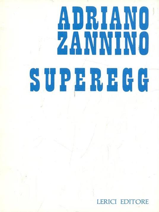 Superegg - Adriano Zannino - copertina