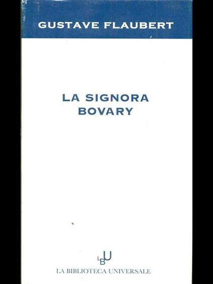 La signora Bovary - Gustave Flaubert - copertina