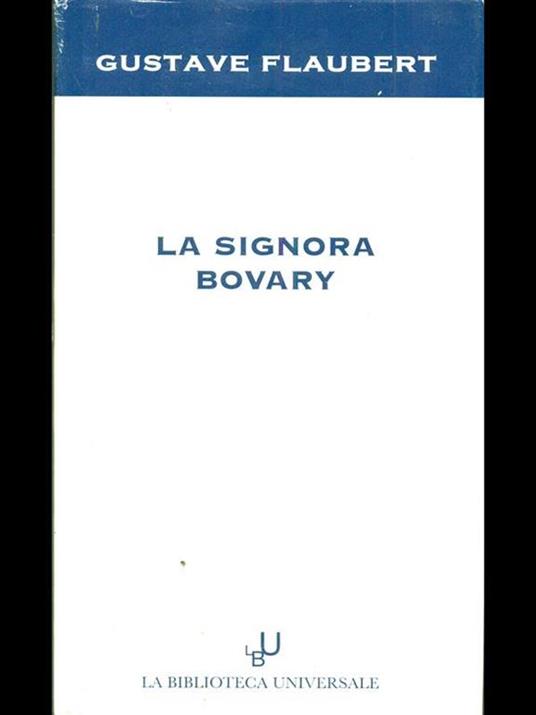 La signora Bovary - Gustave Flaubert - copertina