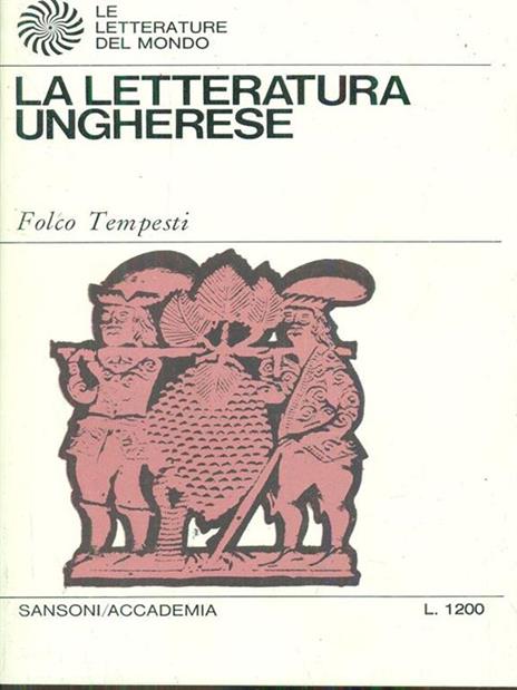 La letteratura ungherese - copertina