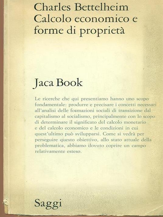 Calcolo economico e forme di proprietà - Charles Bettelheim - 5