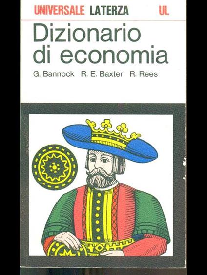 Dizionario di economia - copertina