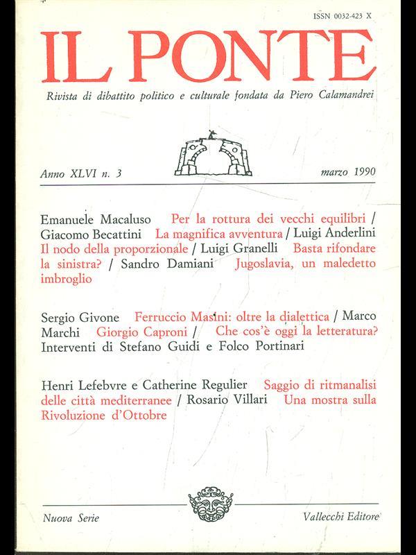 Il ponte n. 3/marzo 1990