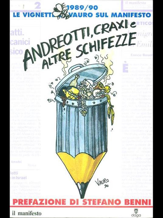 Andreotti, Craxi e altre schifezze - copertina
