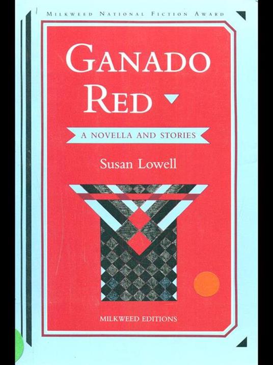 Ganado red - Susan Lowell - copertina