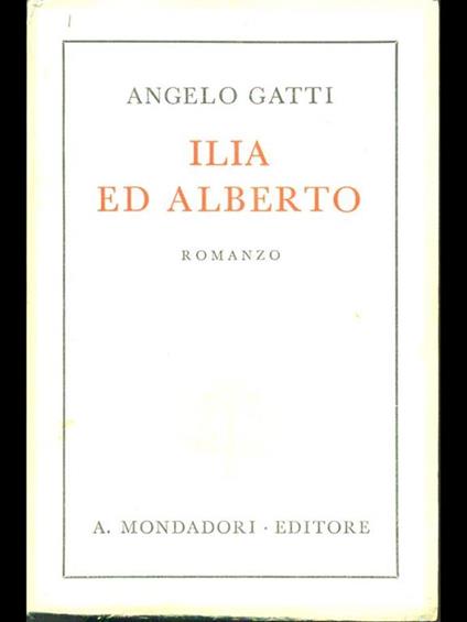 Ilia ed Alberto - Angelo Gatti - copertina