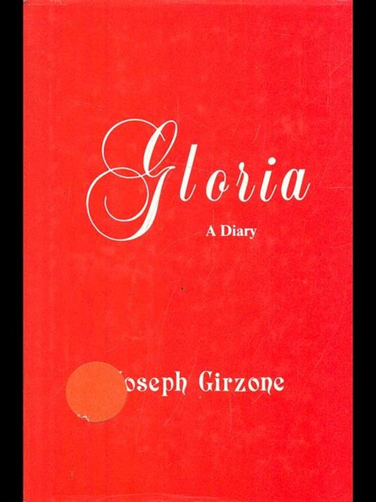 Gloria. a diary - copertina