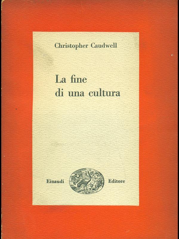 La fine di una cultura