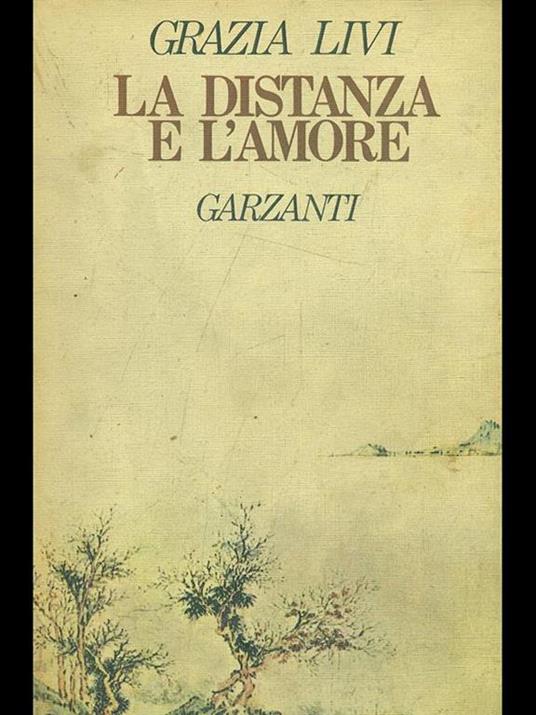 La distanza e l'amore - copertina
