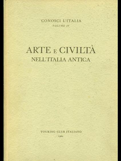 Arte e civiltà nell'Italia antica - copertina