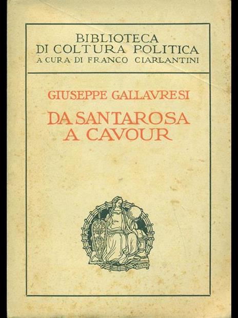 Da Santarosa a Cavour - copertina