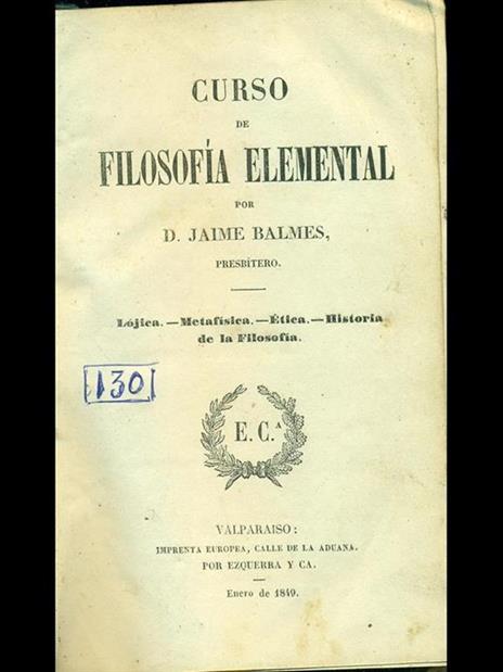 Curso de filosofia elemental - 2