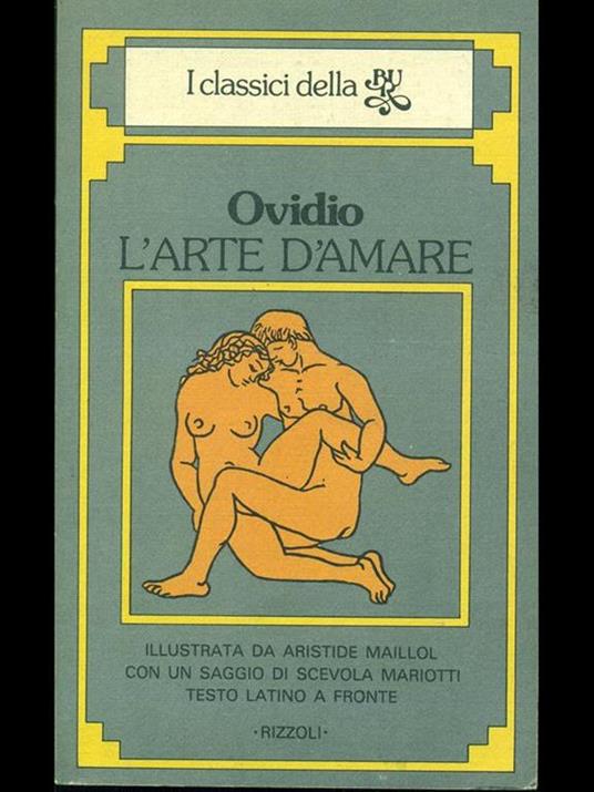 L' arte d'amare - P. Nasone Ovidio - copertina
