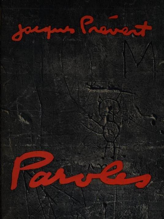 Paroles - Jacques Prévert - copertina