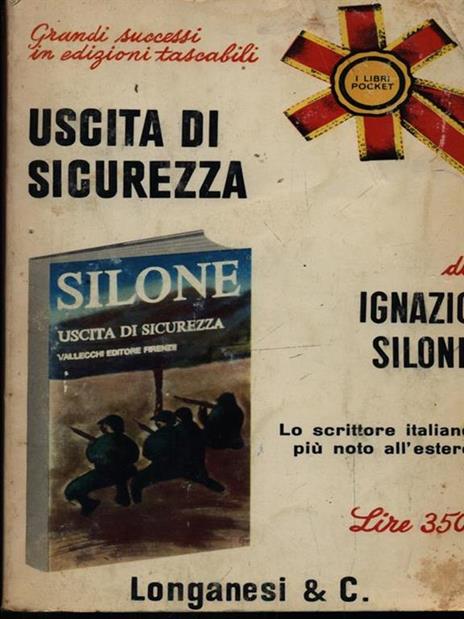 Uscita di sicurezza - Ignazio Silone - copertina