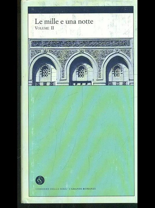 Le Mille e una notte vol. I-II - copertina