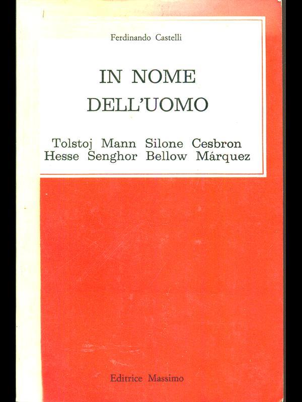 In nome dell'uomo