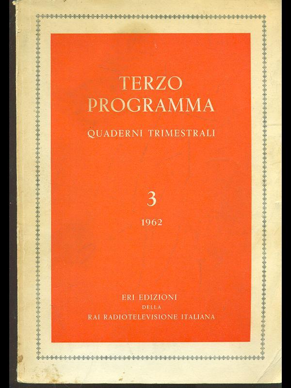 Terzo programma 1962