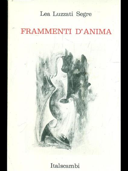 Frammenti d'anima - Lea Luzzati Segre - copertina