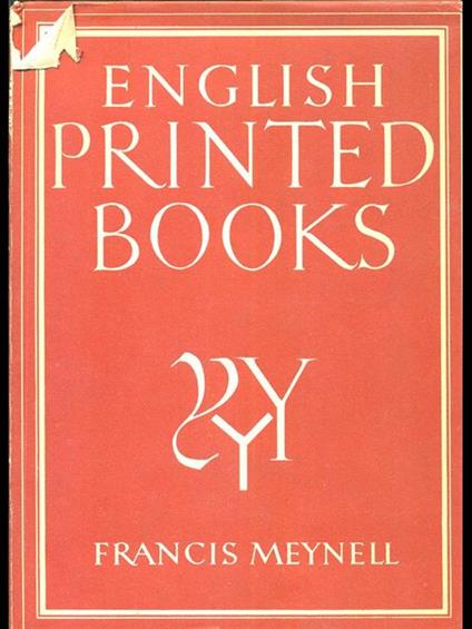 English Printed Books - copertina