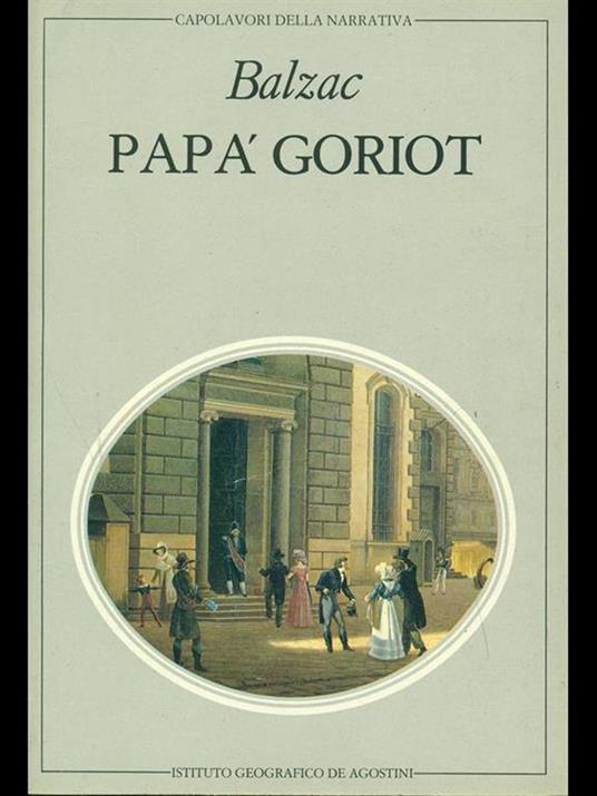 Papà Goriot - Honoré de Balzac - copertina