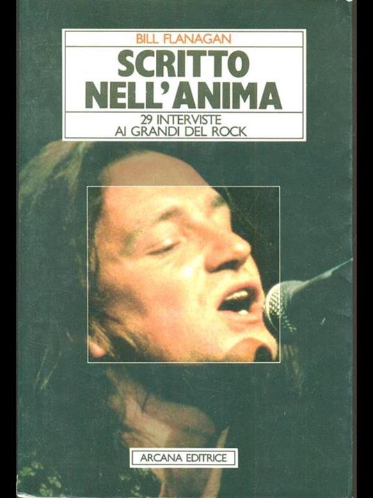 Scritto nell'anima - Bill Flanagan - copertina