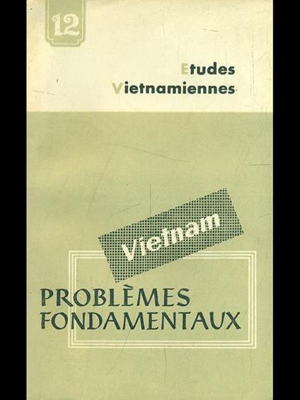 Vietnam problemes fondamentaux - copertina