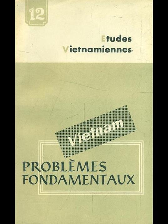 Vietnam problemes fondamentaux - copertina