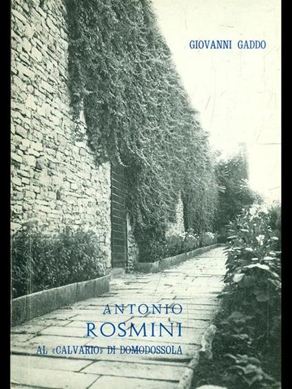 Antonio Rosmini al calvario di Domodossola - copertina
