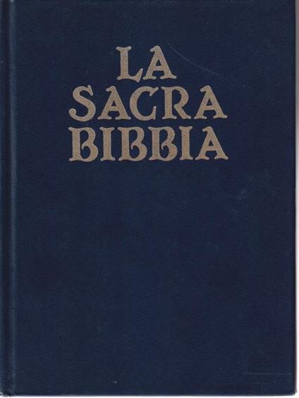 La Sacra Bibbia - copertina
