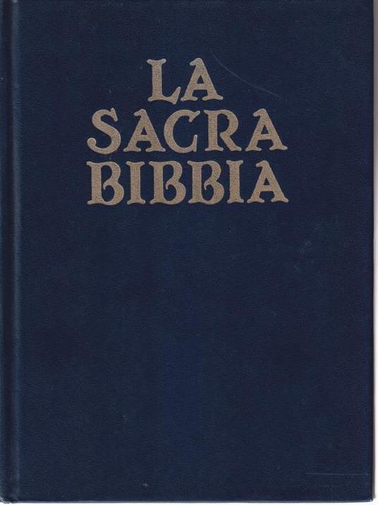 La Sacra Bibbia - copertina