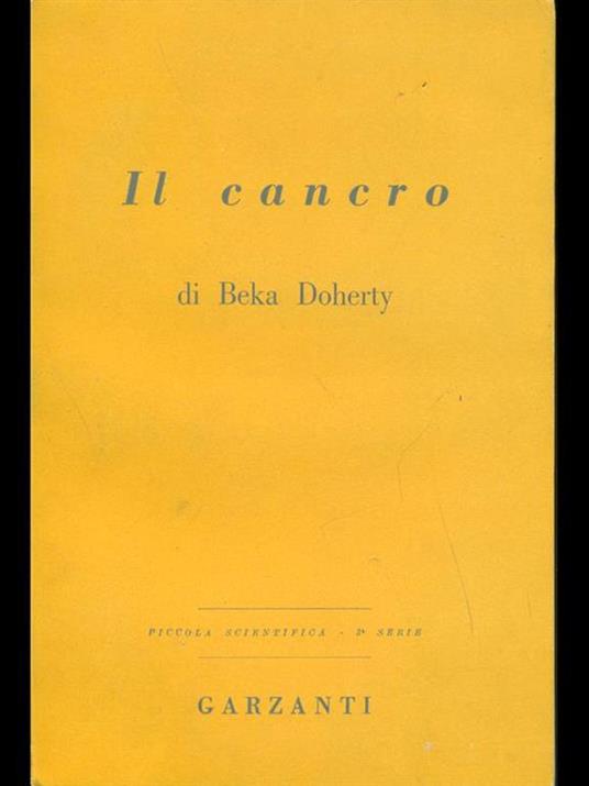 Il cancro - Beka Doherty - copertina