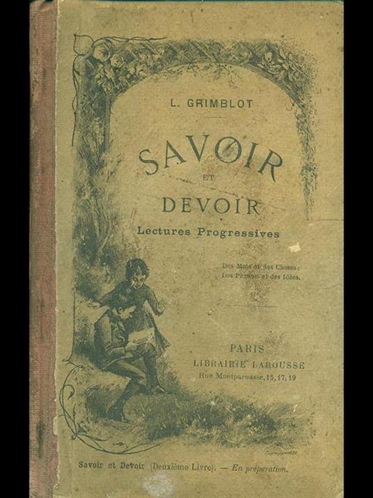 Savoir devoir - copertina