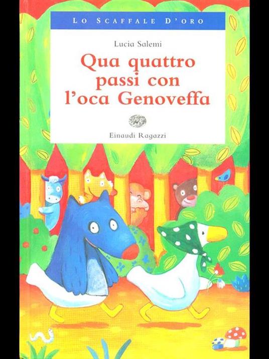 Qua quattro passi con l'oca Genoveffa - Lucia Salemi - copertina