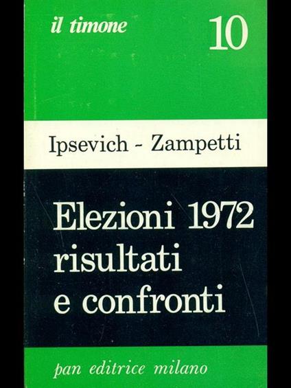 Elezioni 1972 risultati e confronti - copertina