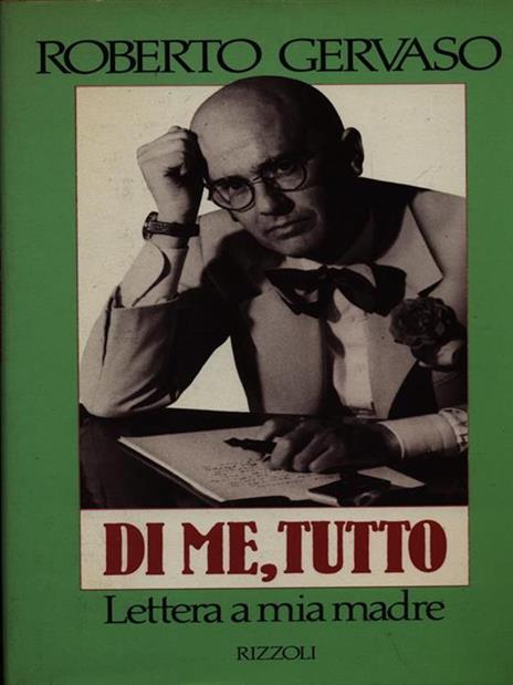 Di me tutto - Roberto Gervaso - copertina