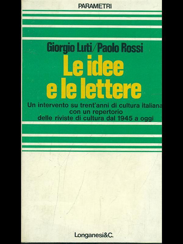 Le idee e le lettere