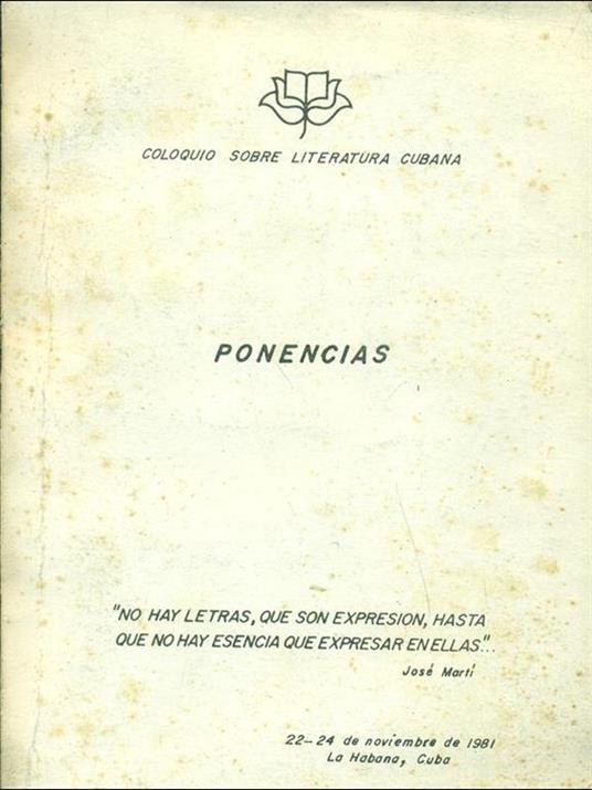 Ponencias - copertina