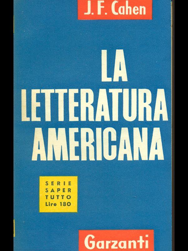 La letteratura americana