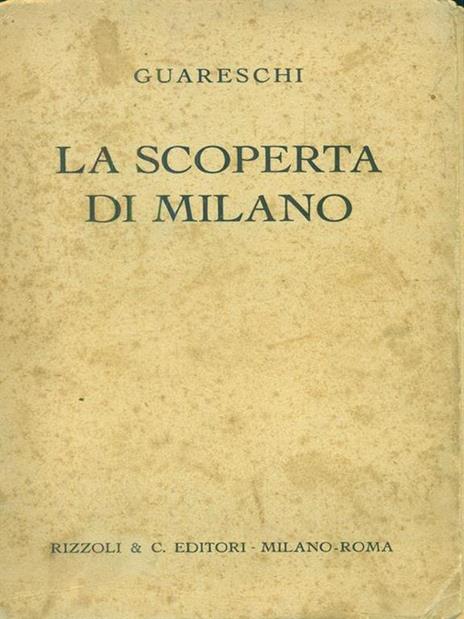 La scoperta di Milano - Giovanni Guareschi - copertina